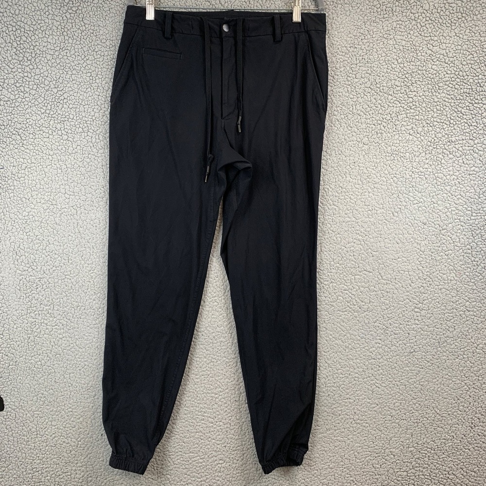 Lululemon ABC Jogger Pants Men's Black 34x30 Stretch Performance Fabric